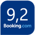 Note 9,2 auf Booking.com